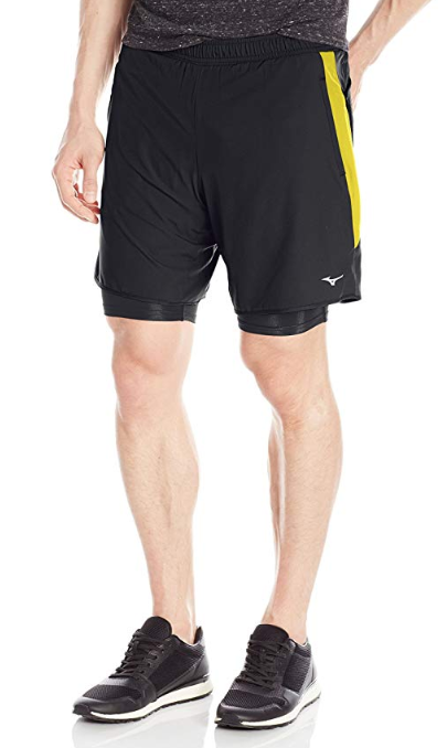 mizuno mens workout shorts