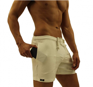 LOBBO French Terry Mens Workout Short Gym Shorts