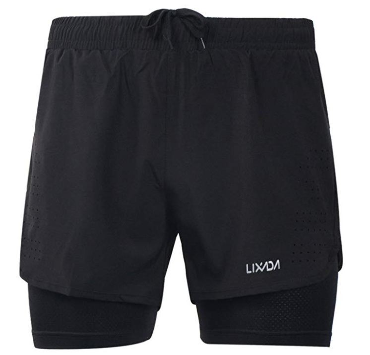 running shorts 2 in 1