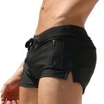 Malavita Men's Swim Trunks with Zipper Pocket