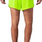 Naviskin Men's 3-inch Quick Dry Lime Green Workout Running Shorts
