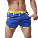 Rexcyril Men's Running Workout Bodybuilding Gym Shorts