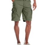 UNIONBAY Men's Survivor Belted Green Cargo Shorts