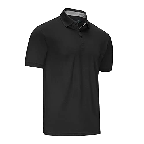 Mio Marino Dry Fit Golf Polo Shirts for Men