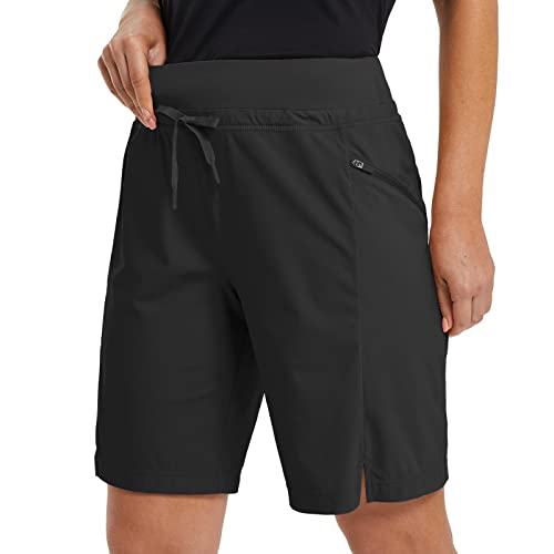 BALEAF Womens Quick Dry Long Shorts for Curvy