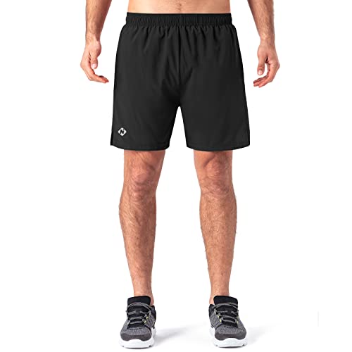 NAVISKIN Men's 5 inch Running Shorts