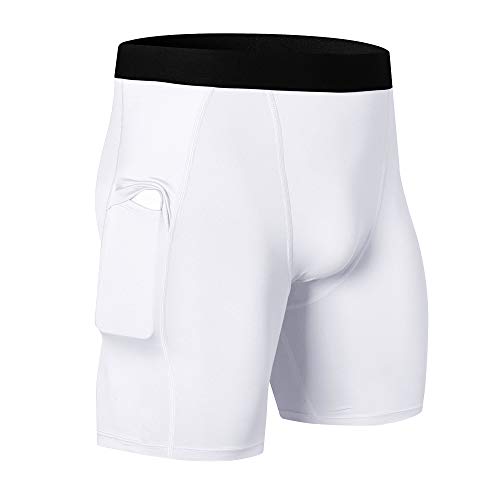 Men's Workout Compression Shorts with Pockets