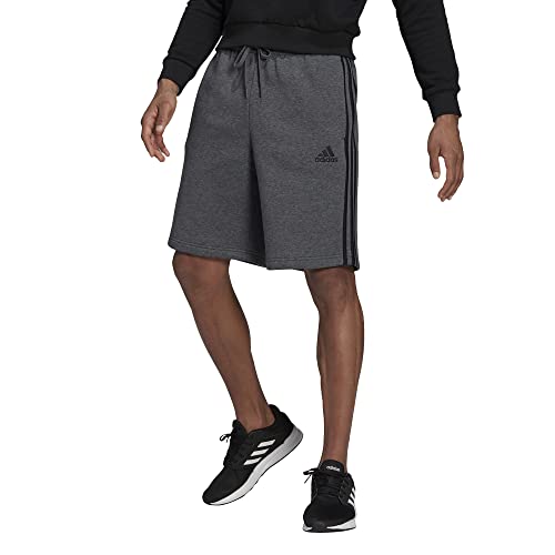 adidas Men's Fleece 3-Stripes Shorts
