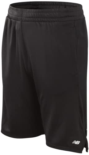 New Balance Boys' Active Shorts - Black Logo