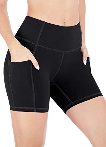 Heathyoga Women Biker Shorts with Pockets
