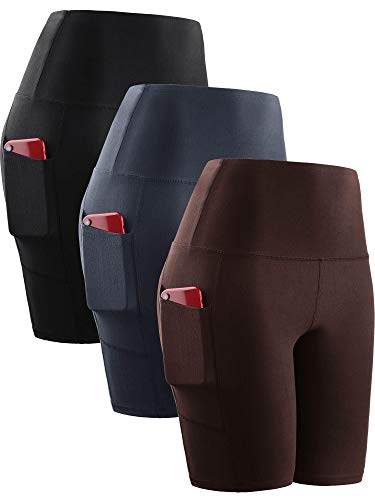 NELEUS Women's Compression Shorts with Pockets