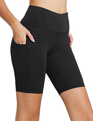 BALEAF Women's High Waist Biker Shorts with Pockets