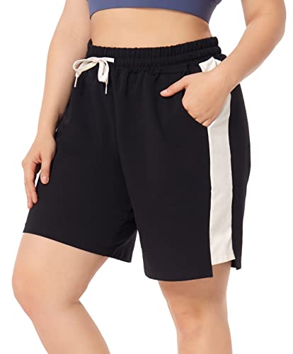 ZERDOCEAN Women's Plus Size Casual Athletic Shorts
