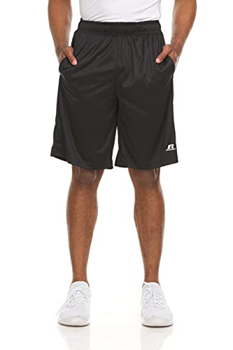 Russell Athletic Performance Training Shorts, Black, Large