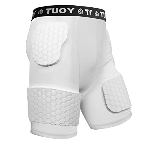 TUOY Compression Shorts Football Girdle Hip Thigh Protector
