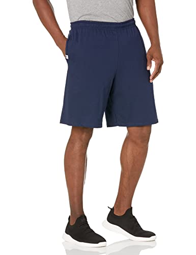 Russell Athletic Men's Cotton Baseline Shorts with Pockets