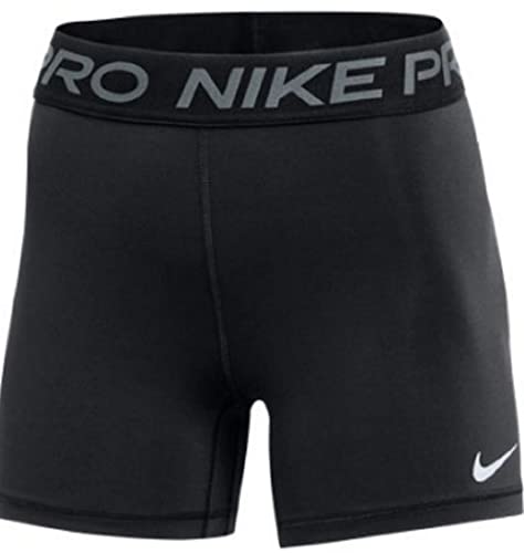 Nike Women's Pro 365 Shorts, Black/White, Medium
