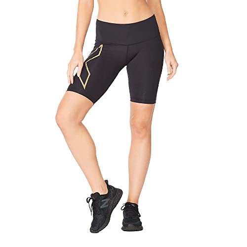 2XU Womens Light Speed Mid-Rise Compression Shorts