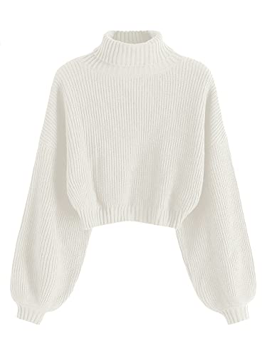 ZAFUL Cropped Turtleneck Sweater