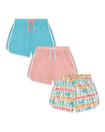 Pink Velvet Girls Workout Shorts - Pack of Three for Little and Big Girls
