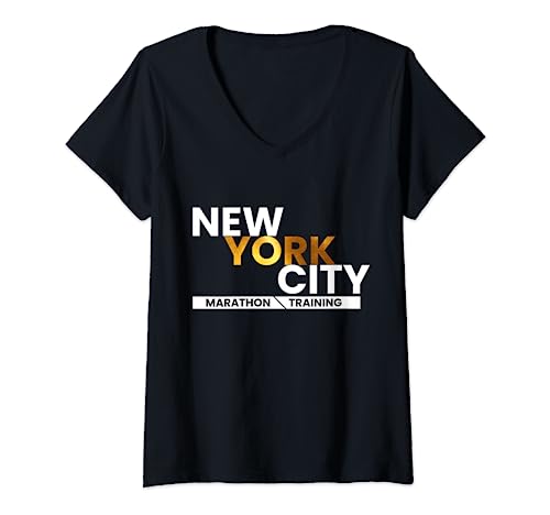 NYC Marathon Training V-Neck T-Shirt
