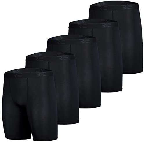 Men's Compression Shorts - 5 Pack, XL