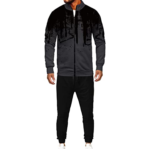 Stylish Men's Grey Sweat Suit - Perfect Workout Clothes