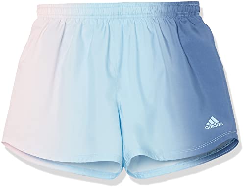 adidas Girls' Ombre Woven Shorts - Crew Blue, Large