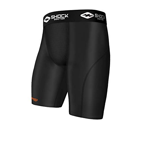 Shock Doctor's Compression Short with Cup Pocket for Athletes