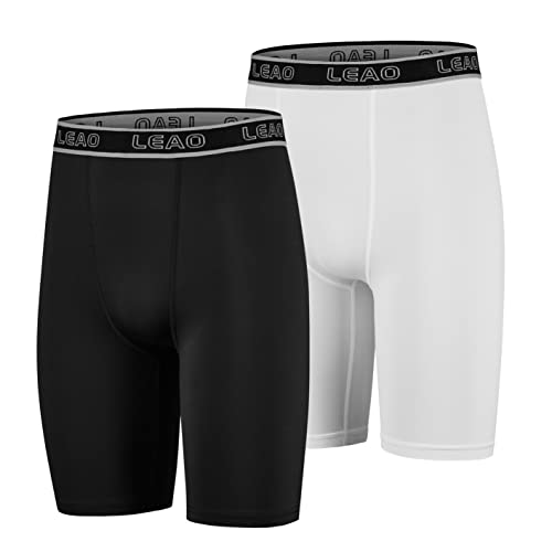 LEAO Youth Boys Compression Shorts - Performance Athletic Underwear