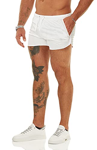 Ouber Men's Fitted Shorts with Pockets