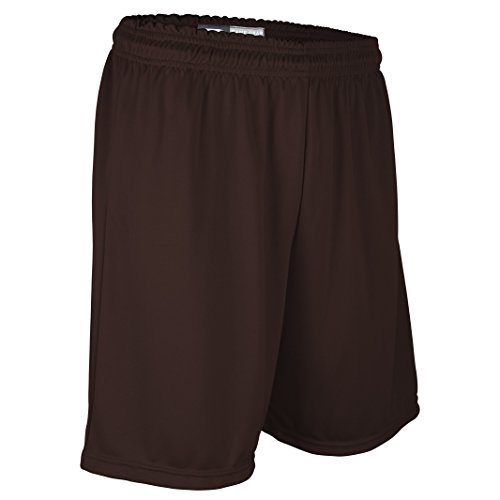 Game Gear Basketball Athletic Short - Youth Large, Brown