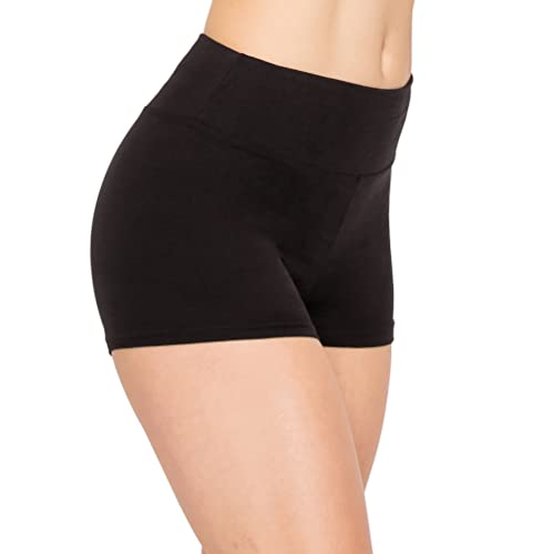 ALWAYS Women Workout Yoga Shorts - Premium Soft Stretch Cheerleader Short Pants