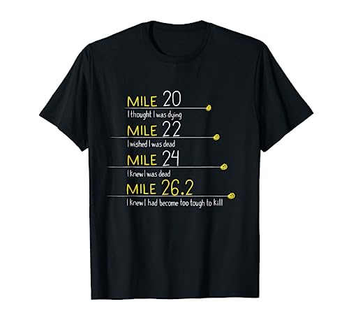 Thoughts Of Marathoner Runner Gift T-Shirt