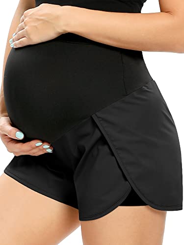 Maternity Quick-Dry Workout Shorts
