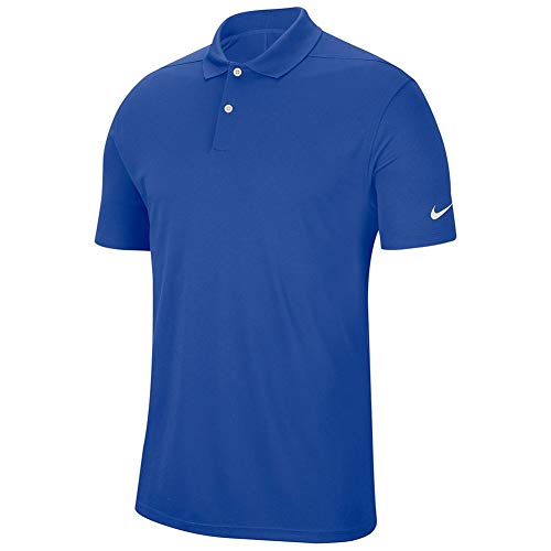 Nike Dri-fit Victory Golf Polo Shirt - Game Royal/White
