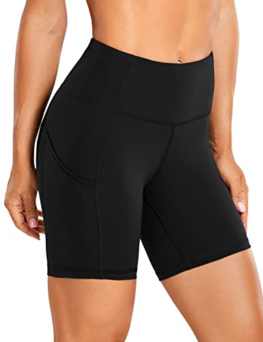 CRZ YOGA Women's Naked Feeling Light Running Shorts