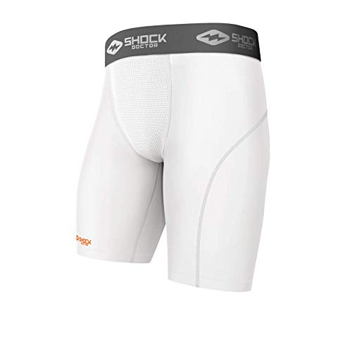 Shock Doctor Compression Shorts with Cup Pocket