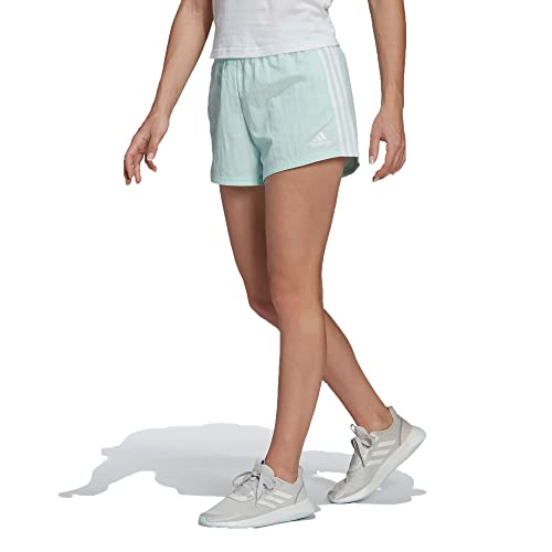 adidas 3-Stripes Woven Shorts Ice Mint/White MD