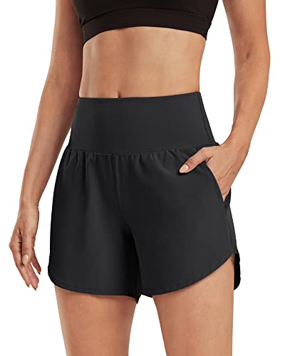 G4Free Women's Quick Dry Athletic Shorts with Pockets