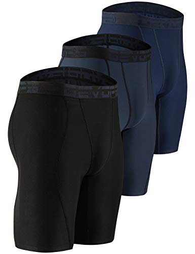 DEVOPS Men's Compression Shorts (3 Pack)