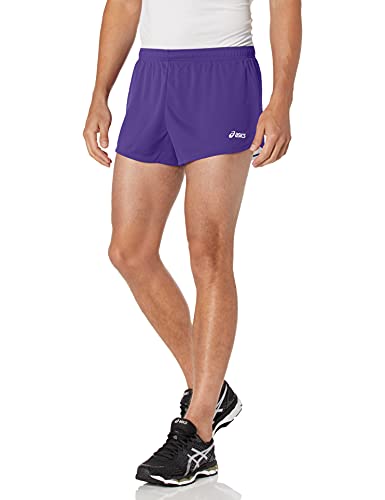 ASICS Men's Purple/White Split Short