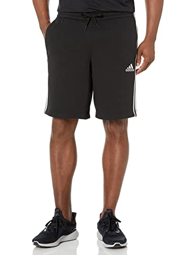 adidas Men's Tall Size Fleece 3-Stripes Shorts