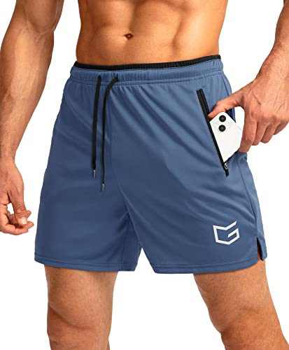 G Gradual Men's Running Shorts with Zipper Pockets