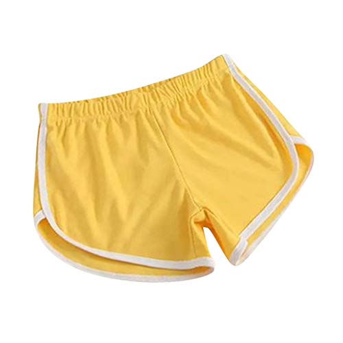Yellow Women's Track Shorts