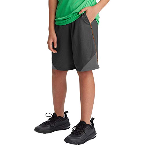 C9 Champion Boys' Color Block Shorts - Charcoal/Hardware Gray