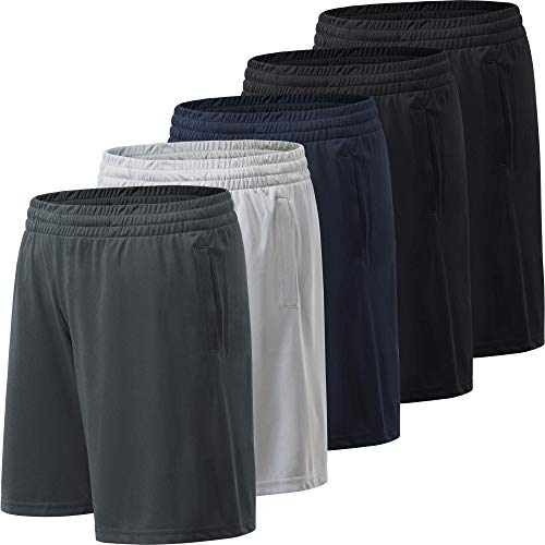 MCPORO Men's Athletic Shorts with Pockets