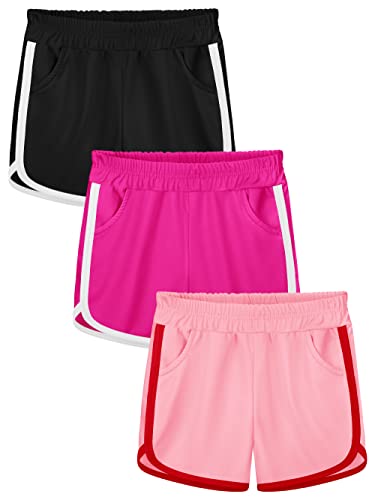 Girls Running Shorts with Pockets