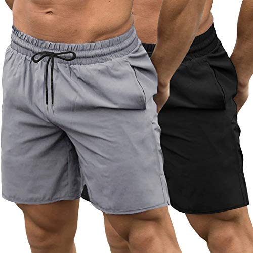 COOFANDY Gym Shorts for Men - Quick Dry Workout Joggers with Pockets