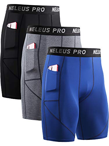 Men's Compression Shorts with Pockets
